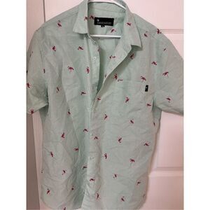 Men’s Flamingo Button Down